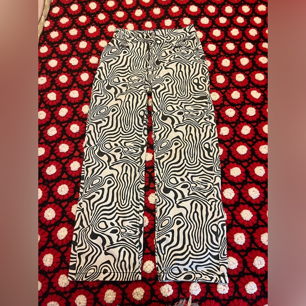 Ragged Priest jeans, super trippy!!! Size 26, one of a kind find!